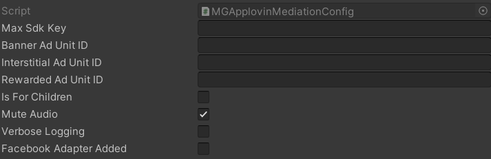 Applovin MAX Config